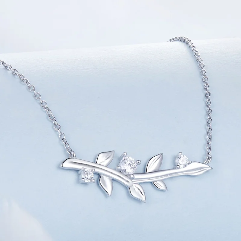 (image for) PANDORA Style Leaf Necklace - BSN391 - View 2