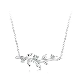 PANDORA Style Leaf Necklace - BSN391 PANDORA Style Leaf Necklace - BSN391