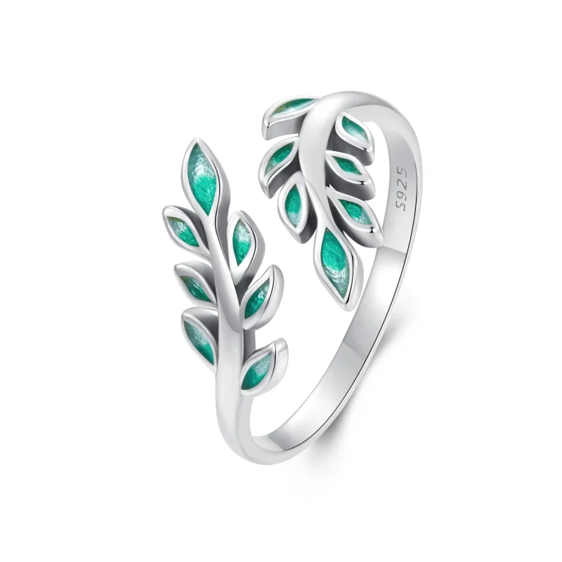 (image for) PANDORA Style Leaf Open Ring - BSR542-E - Product Image