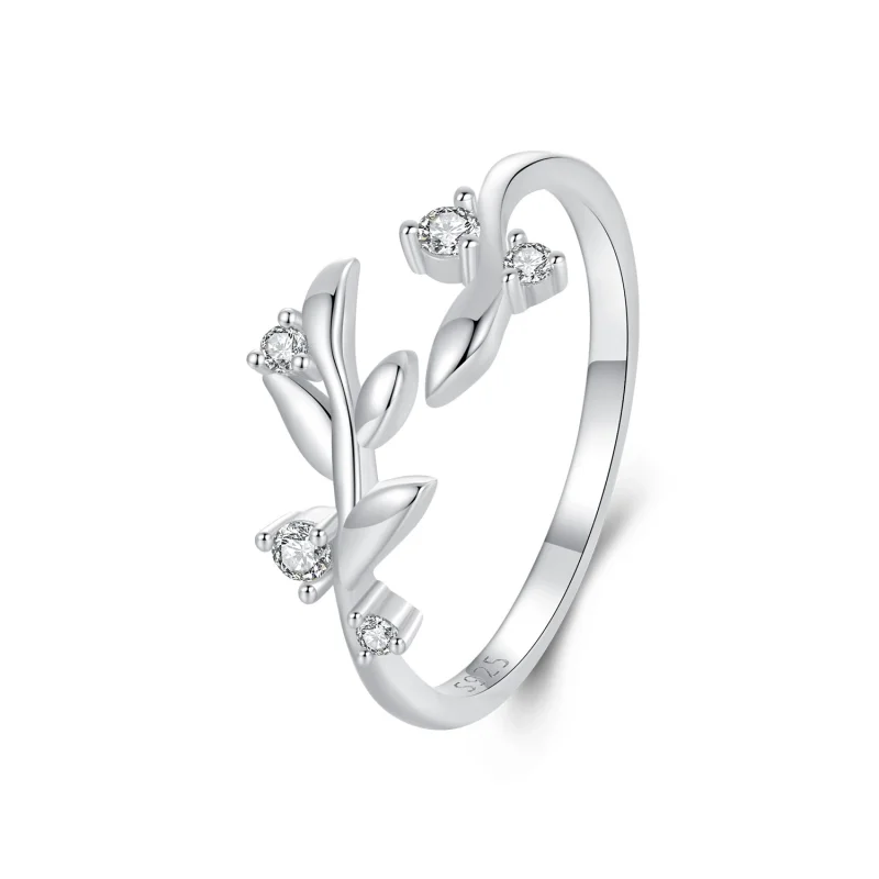 (image for) PANDORA Style Leaf Open Ring - BSR562-E - Product Image
