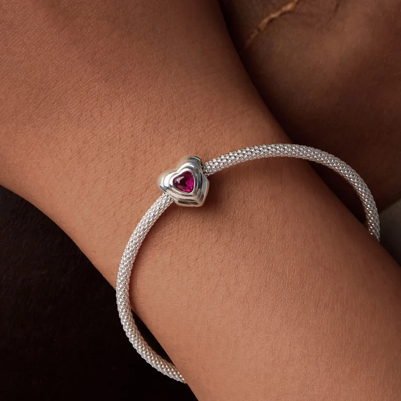 (image for) PANDORA Style Love Heart Classic Halo charm - SCC2776 - View 7