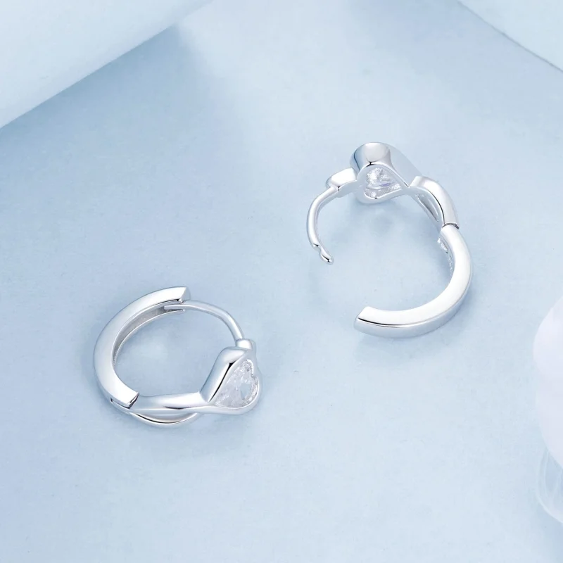 (image for) PANDORA Style Love Infinity Earrings - BSE1004 - View 4