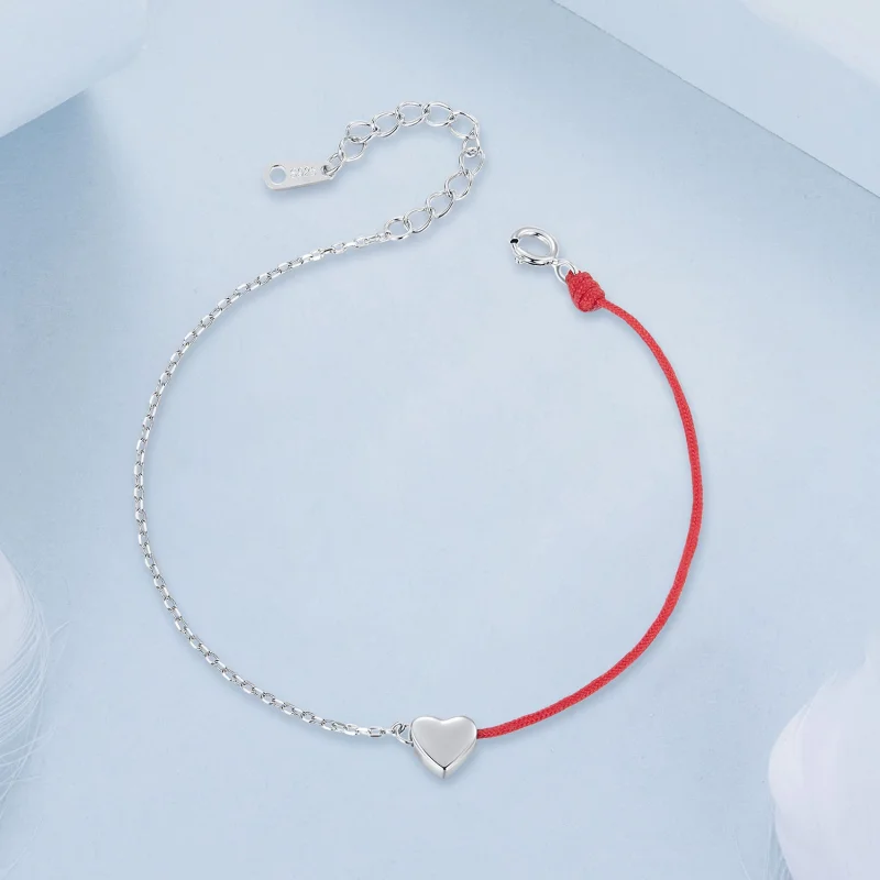 (image for) PANDORA Style Love red string bracelet - BSB180 - View 3