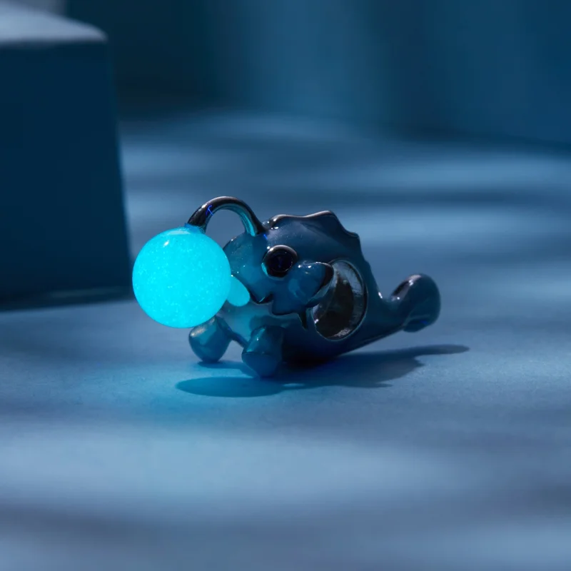 (image for) PANDORA Style Luminous Lantern Fish charm - SCC2795 - View 4