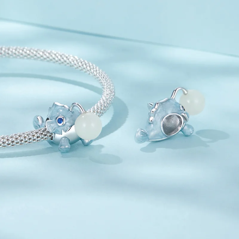 (image for) PANDORA Style Luminous Lantern Fish charm - SCC2795 - View 5