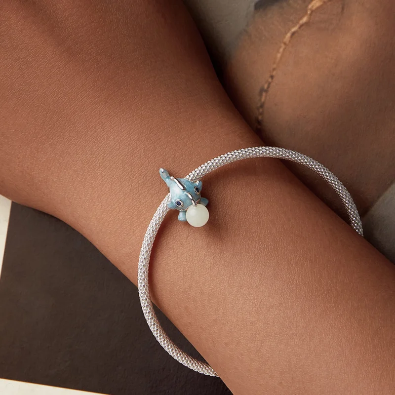 (image for) PANDORA Style Luminous Lantern Fish charm - SCC2795 - View 9