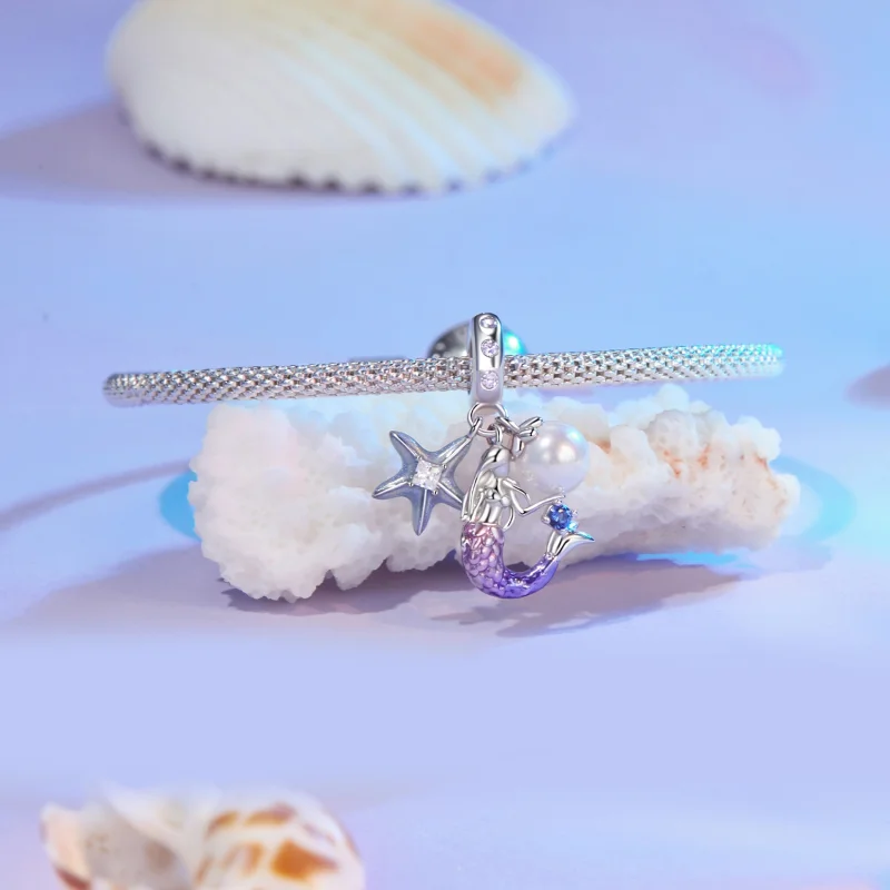 (image for) PANDORA Style Mermaid Pendant - SCC2768 - View 3