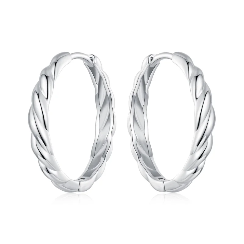 (image for) PANDORA Style Metallic twist earrings - BSE1024-L - Product Image
