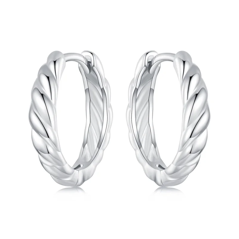 (image for) PANDORA Style Metallic twist earrings - BSE1024-M - Product Image