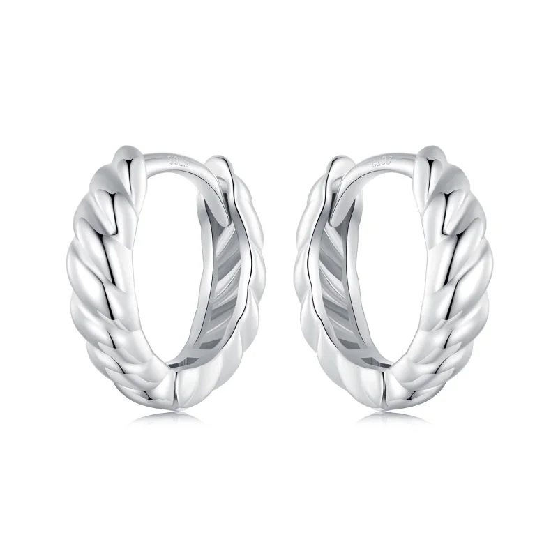(image for) PANDORA Style Metallic twist earrings - BSE1024-S - Product Image