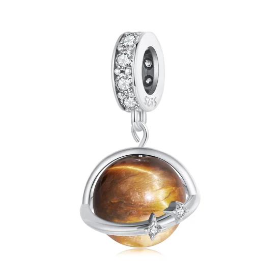 (image for) PANDORA Style Natural Tiger Quartz Dangle - SCC2805