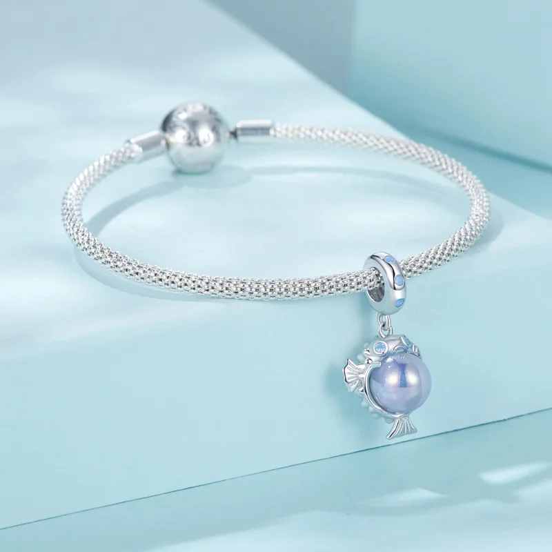 (image for) PANDORA Style Ocean Puffer Pendant - SCC2798 - View 4