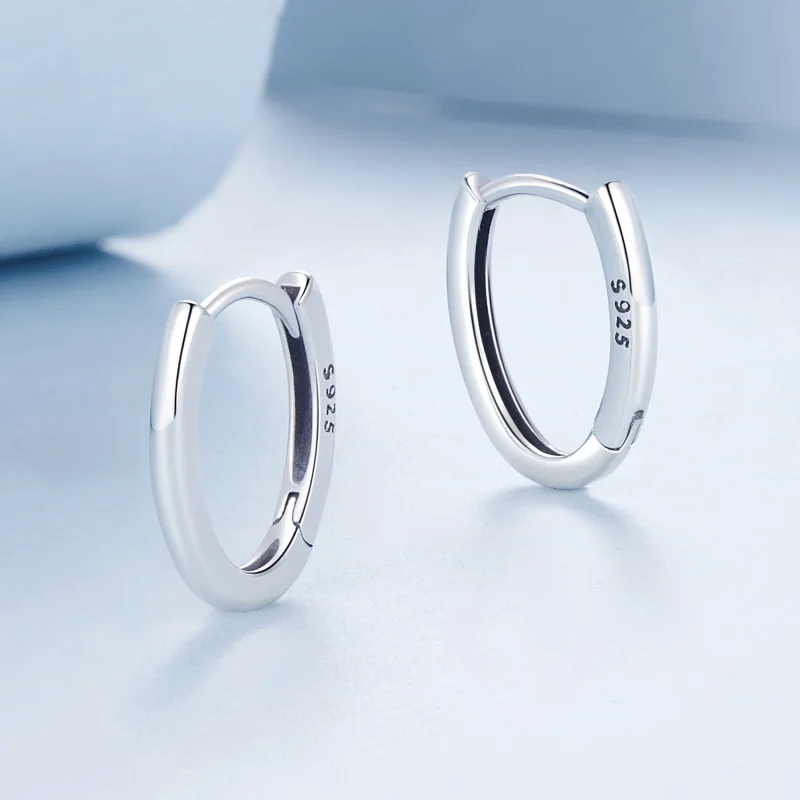 (image for) PANDORA Style Oval earrings - BSE1015-A - View 3