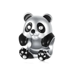 (image for) PANDORA Style Panda sterling silver pendant Charm - SCC2811