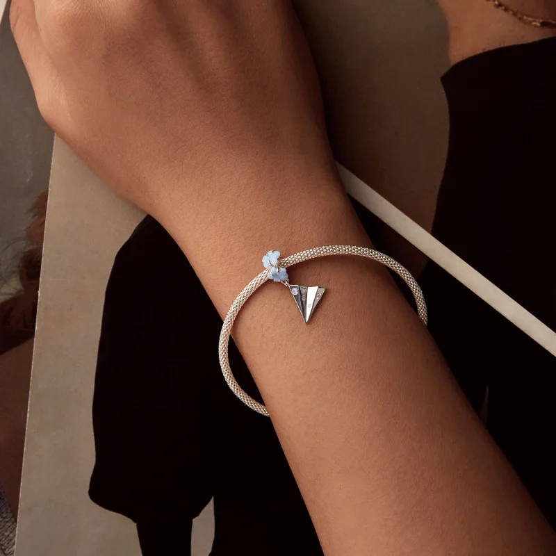 (image for) PANDORA Style Paper Plane Pendant - BSC1027 - View 6