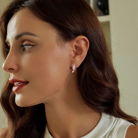PANDORA Style Pink Parrot Earrings - BSE1005