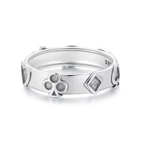 PANDORA Style Poker Ring - SCR1036