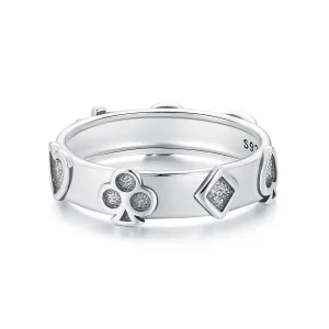 (image for) PANDORA Style Poker Ring - SCR1036
