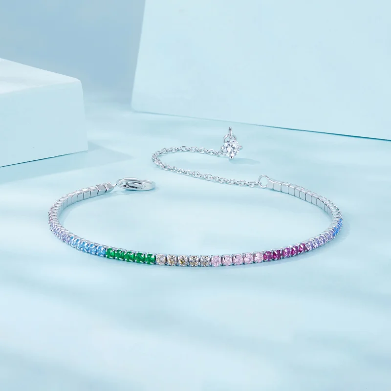(image for) PANDORA Style Rainbow Bracelet - SCB277 - View 3