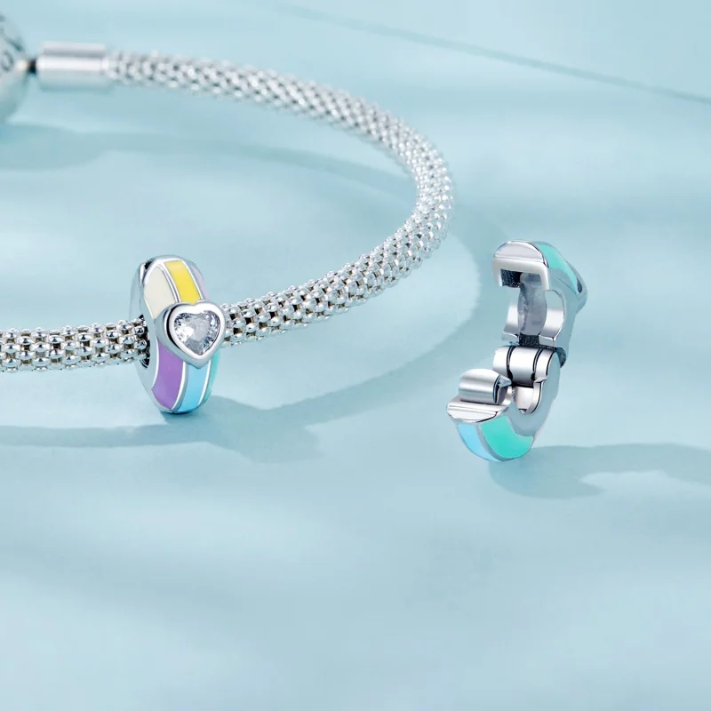 (image for) PANDORA Style Rainbow positioning buckle - SCC2782 - View 4