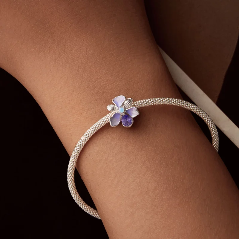 (image for) PANDORA Style Romantic Iris charm - BSC1031 - View 7