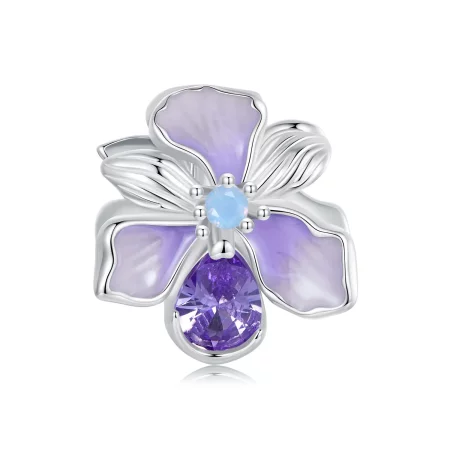 PANDORA Style Romantic Iris charm - BSC1031 PANDORA Style Romantic Iris charm - BSC1031