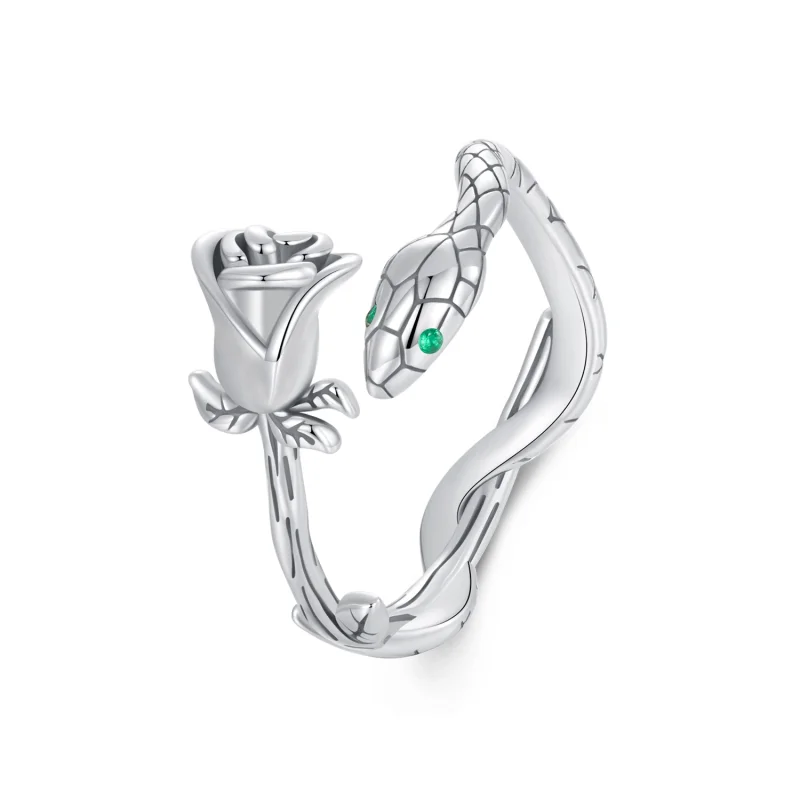 (image for) PANDORA Style Rose Snake Open Ring - SCR1041-E - Product Image