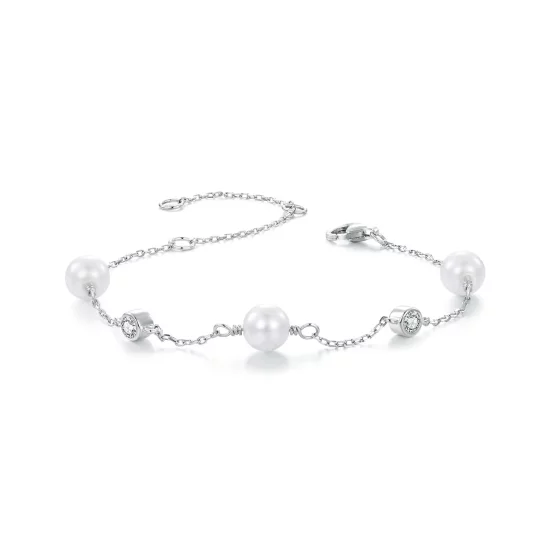 PANDORA Style Sea Rhythm 0.1ct Bracelet (with one certificate) - MSB017