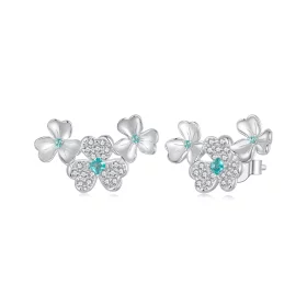 PANDORA Style Shamrock earrings - BSE1026 PANDORA Style Shamrock earrings - BSE1026