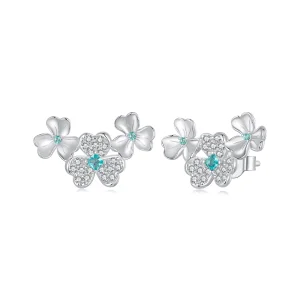 (image for) PANDORA Style Shamrock earrings - BSE1026
