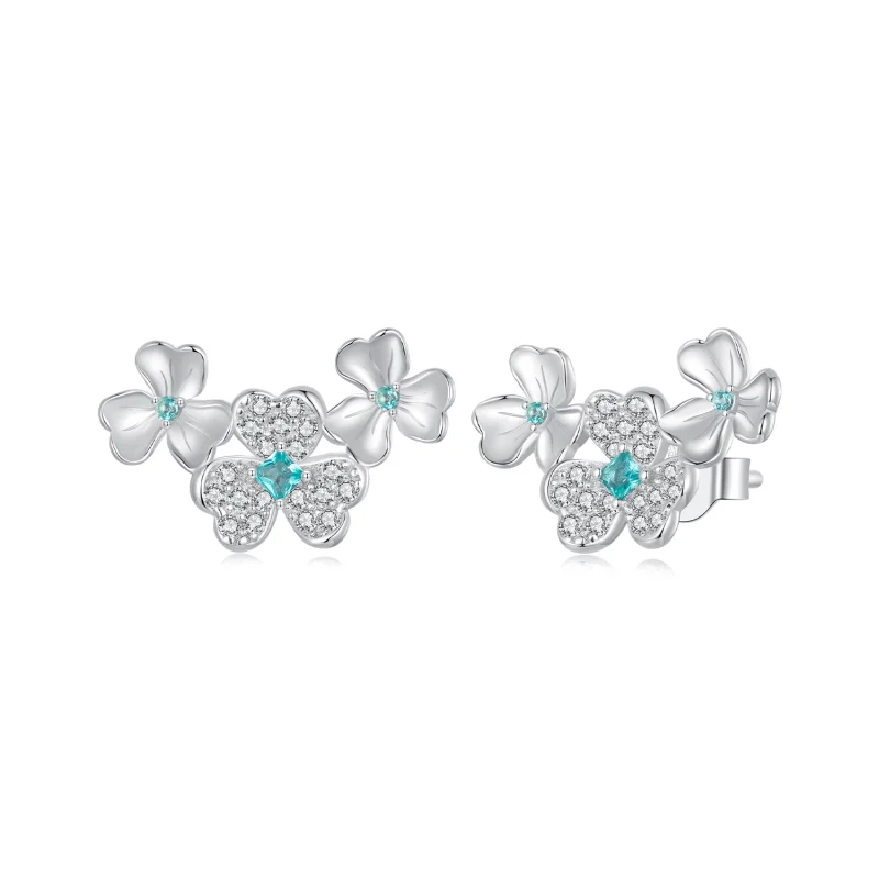 (image for) PANDORA Style Shamrock earrings - BSE1026 - Product Image