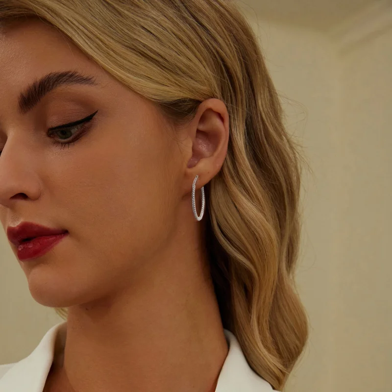 (image for) PANDORA Style Shining earrings - BSE1023-L - View 8