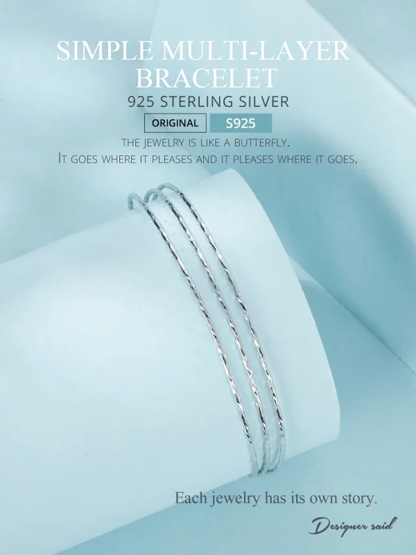 (image for) PANDORA Style Simple multi-layer bracelet - SCB273 - View 2