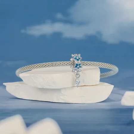 PANDORA Style Small delphinium pendant - BSC1028