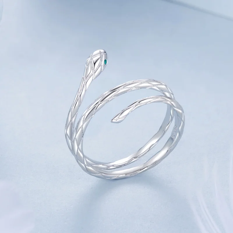 (image for) PANDORA Style Snake Open Ring - BSR555-E - View 2