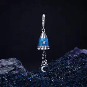 PANDORA Style Star Moon Rocket Pendant - SCC2788 PANDORA Style Star Moon Rocket Pendant - SCC2788