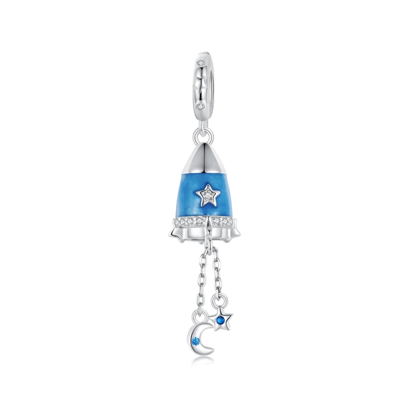 (image for) PANDORA Style Star Moon Rocket Pendant - SCC2788 - Product Image