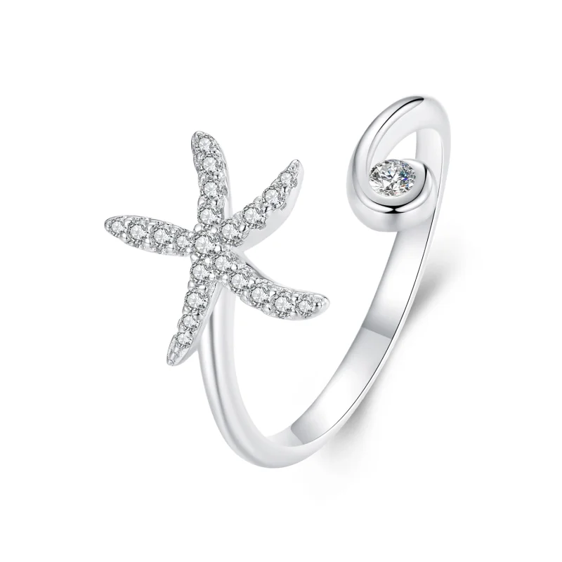 (image for) PANDORA Style Starfish Open Ring - BSR560-E - Product Image