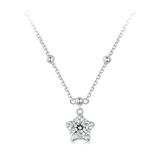 (image for) PANDORA Style Starlight 0.5ct necklace (with one certificate) - MSN036