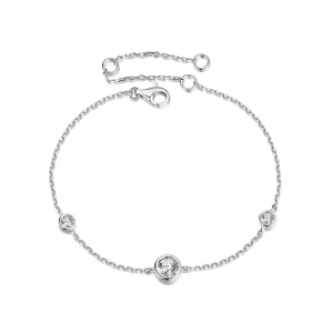 (image for) PANDORA Style Starry Moissanite Bracelet (with one certificate) - MSB018