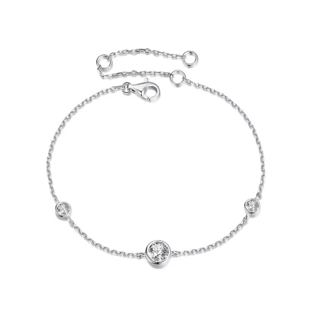 PANDORA Style Starry Moissanite Bracelet (with one certificate) - MSB018