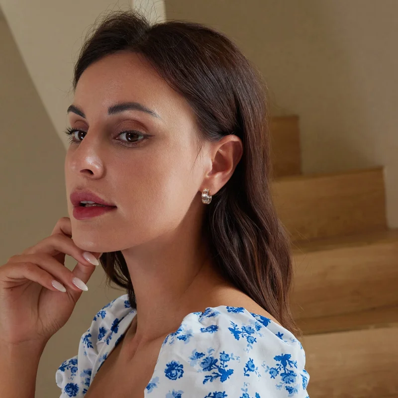 (image for) PANDORA Style Sun earrings - BSE1007 - View 8