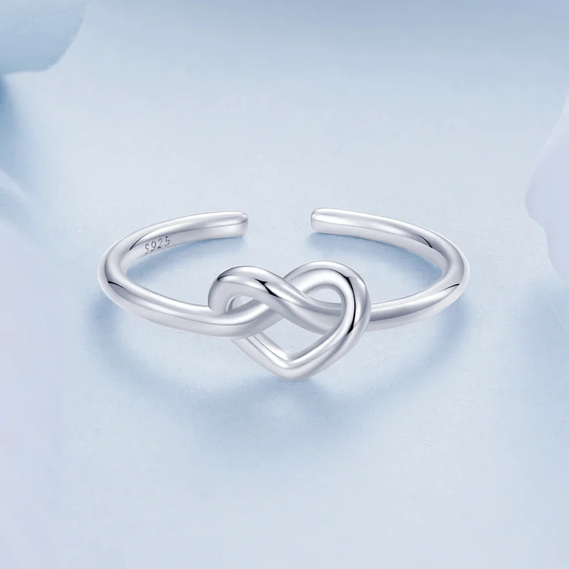 (image for) PANDORA Style Tangled Heart Open Ring - BSR565-E - View 3