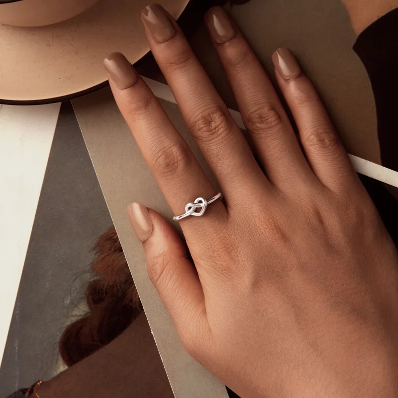 (image for) PANDORA Style Tangled Heart Open Ring - BSR565-E - View 4