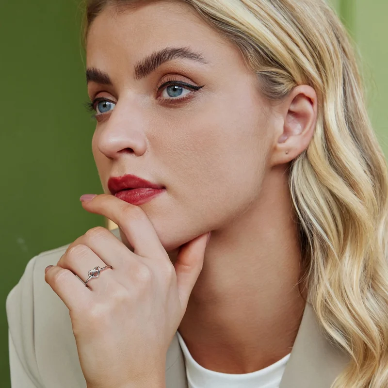 (image for) PANDORA Style Tangled Heart Open Ring - BSR565-E - View 7