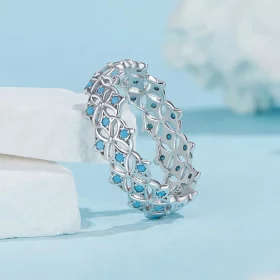 PANDORA Style Turquoise Ring - BSR556 PANDORA Style Turquoise Ring - BSR556