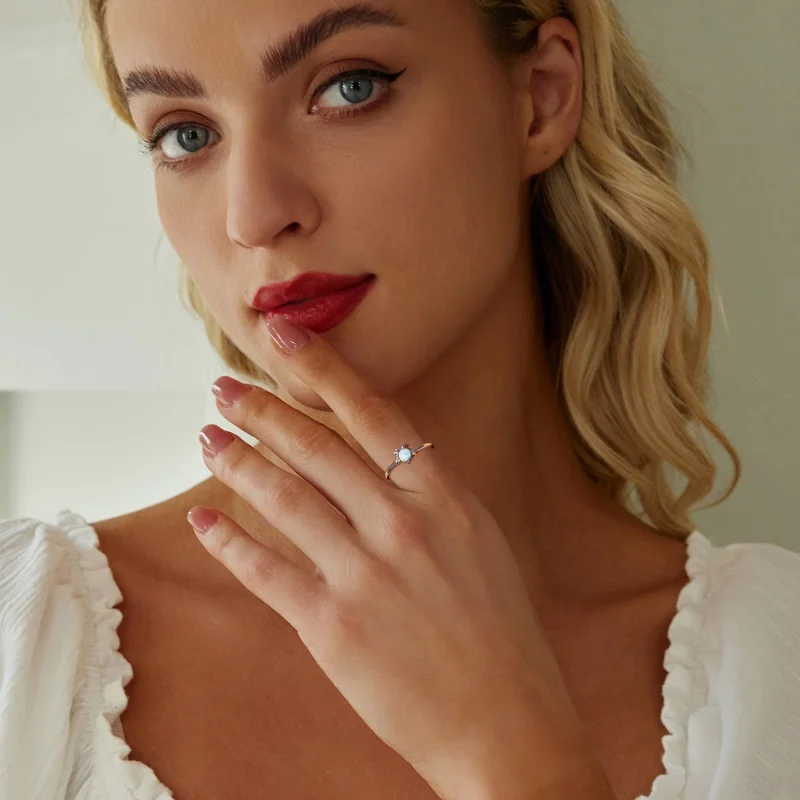 (image for) PANDORA Style Turtle Open Ring - BSR553-E - View 7