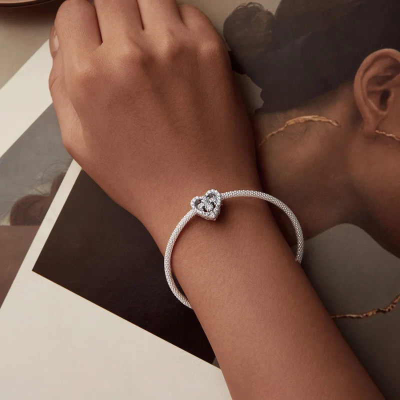 (image for) PANDORA Style Vintage Iris charm - BSC1022 - View 6