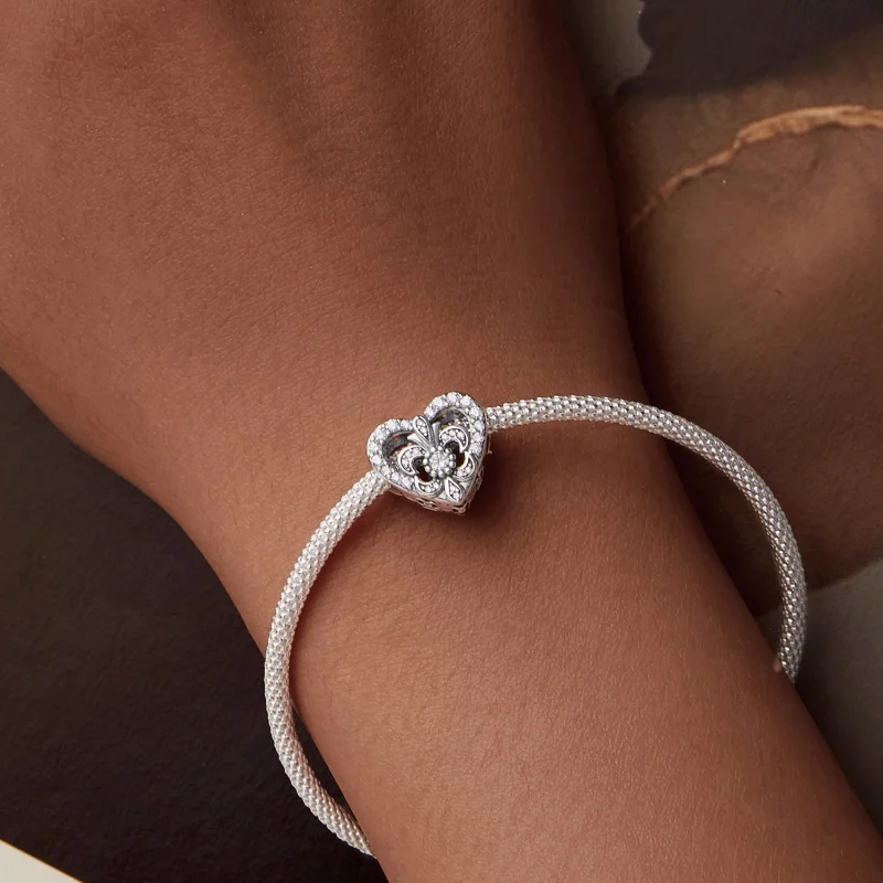 (image for) PANDORA Style Vintage Iris charm - BSC1022 - View 7