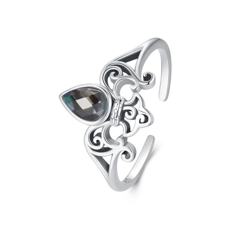 (image for) PANDORA Style Vintage Iris Open Ring - SCR1016-E - Product Image